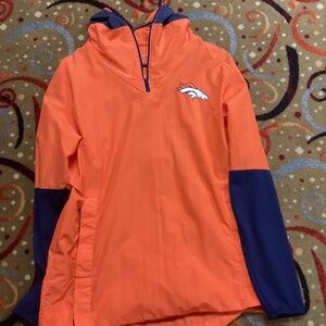 Denver Broncos nike hooded pullover, mens large